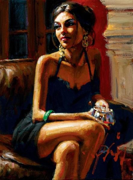 Fabian Perez Red on Red IV